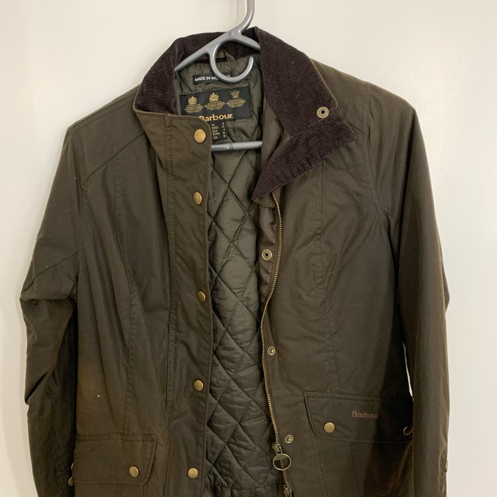 Olive Green Barbour Jacket - Never Worn